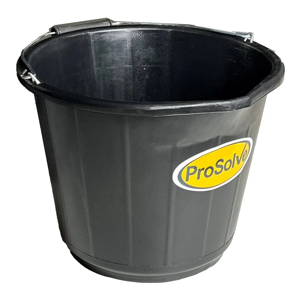 Black Builder Bucket 14L